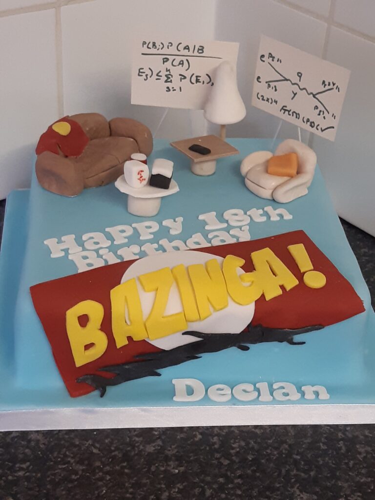 Big Bang Theory Birthday Cake