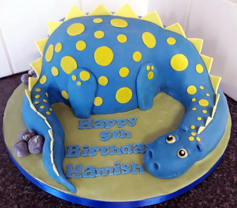 Dinosaur Birthday Cake